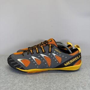 Merrell Embark Glove Mens Shoes Size 8 Orange Grey Trail Running Sneakers J15633